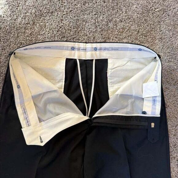 Giorgio Sanetti Men's Wool Dress Pants Size 40S Career Business Preppy - Picture 4 of 9